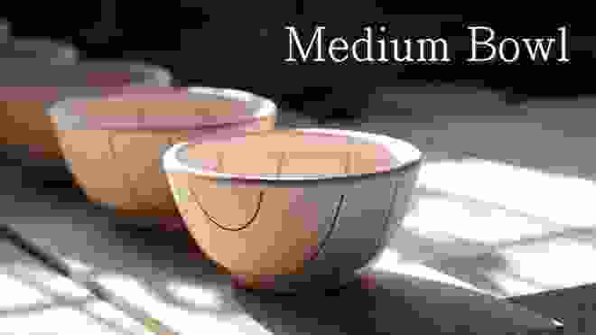 【Potter】Throwing Medium Bowl /【陶芸】ろくろ・丼鉢(中)