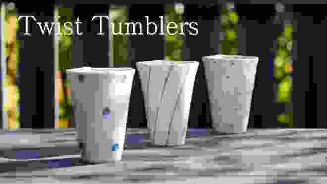 【Pottery】Make a twist tumbler /【陶芸】ねじりタンブラーの制作