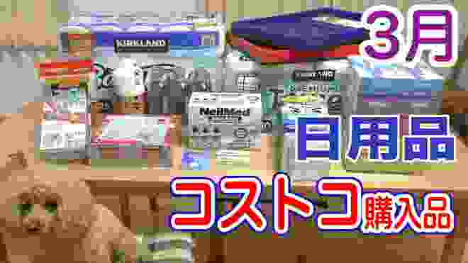 【コストコ】日用品紹介【3月2020年】