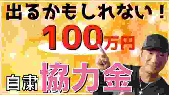 100万円でるかっ？自粛協力金｜緊急小口資金 マスク488億円 協力金 現金給付