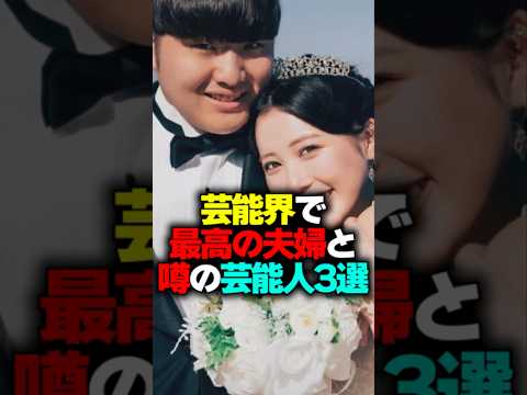 芸能界で最高の夫婦と噂の芸能人3選#shorts #芸能人 #夫婦